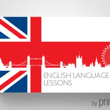 Επαγγελματική κάρτα για μαθήματα αγγλικών
