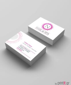 Επαγγελματική κάρτα για nail spa