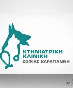 Επαγγελματική κάρτα για κτηνιατρικό κέντρο